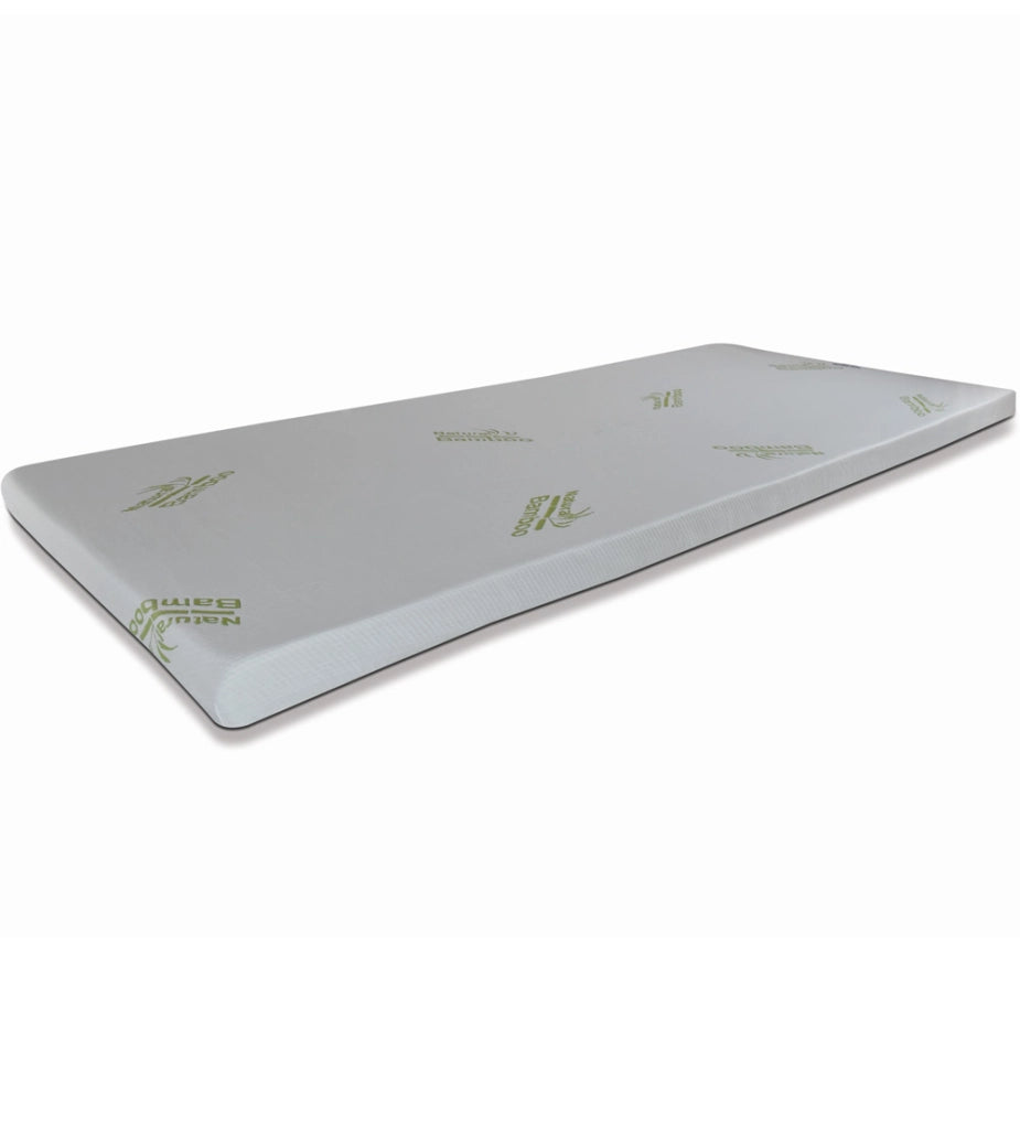 Topper memory 85x190 cm, Topper per materasso alto 5 cm sfoderabile, correttore materasso Made in Italy con tessuto Anallergico 