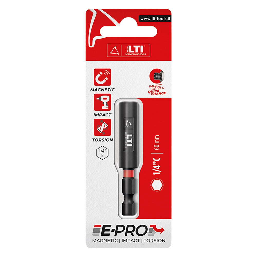 Portainserti Magnetico Lti e Pro Lunghezza 60 mm Cf 1 PZ
