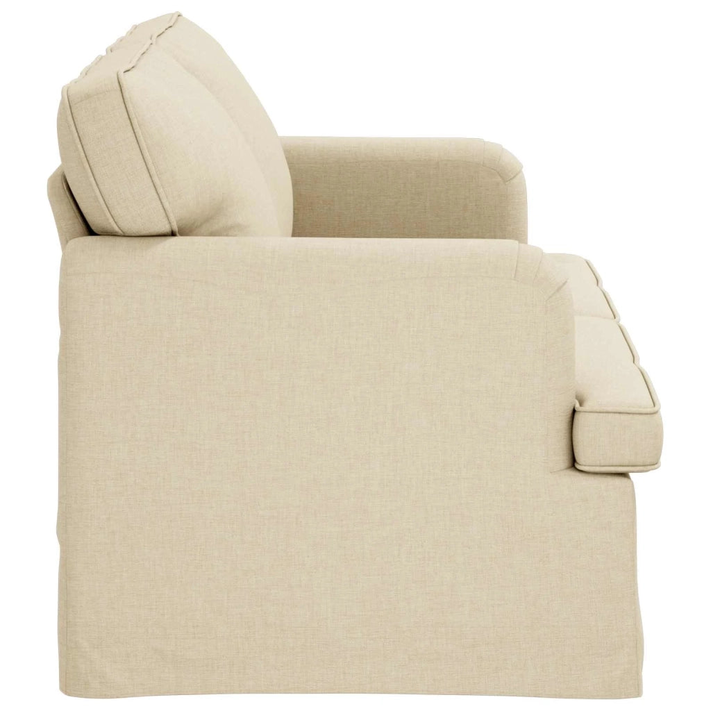 Divano Crema 162 x 80 x 85 cm Tessuto 42024495