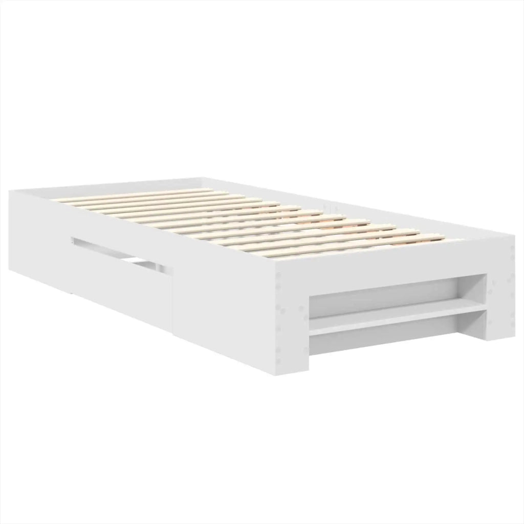 Struttura del letto Bianco 80 x 200 cm Legno multistrato