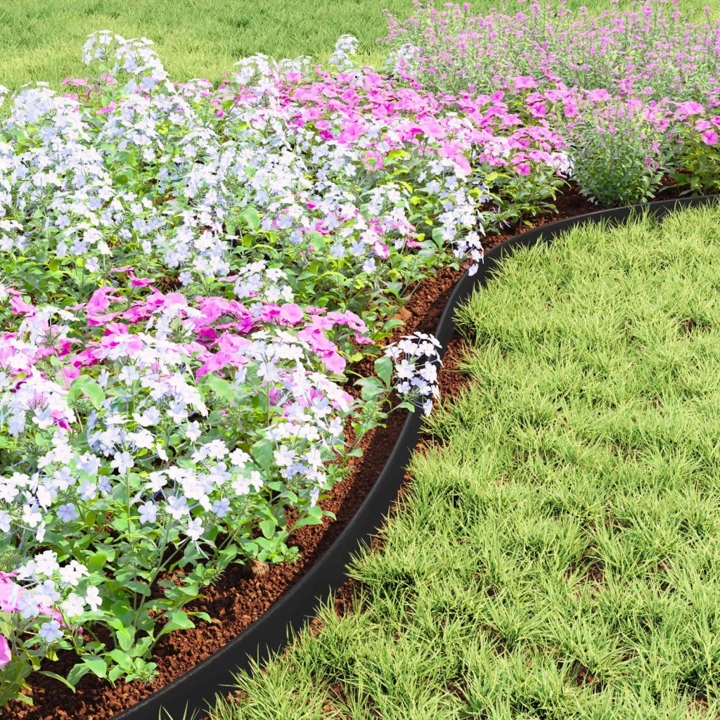 Bordure per prato Nero 3000 x 4 x 5 cm Plastica 42029836