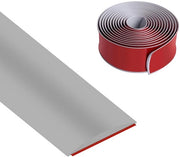 Profilo di transizione autoadesivo, 5 cm x 3 m profilo di transizione autoadesivo, striscia di copertura per pavimenti per collegare i giunti dei pavimenti, striscia di copertura per pavimenti pavimenti (grigio)
