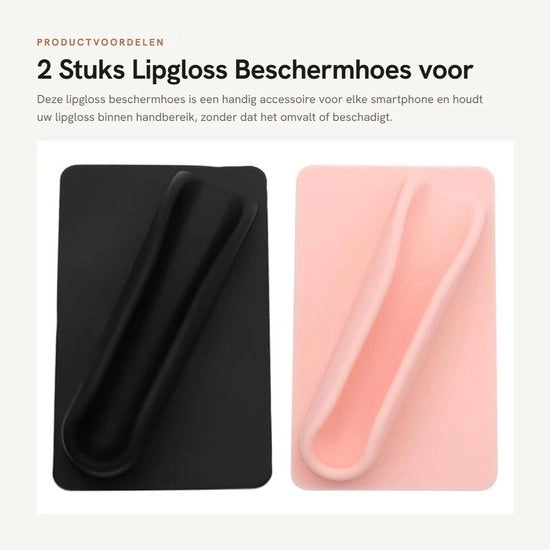 Custodia per smartphone flessibile - 2 pezzi - adattabile a tutti i modelli - silicone - colore nero/rosso - protezione per la parte posteriore