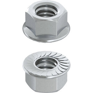 DADO ESAGONALE FLANGIATO DENTELLATO M  5- AMBROVIT- 500,0 pz