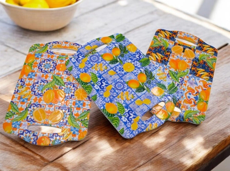 1 Pezzo Souvenir Sottopentola Mattonella Vassoio 18 x 28 cm 3 Decori