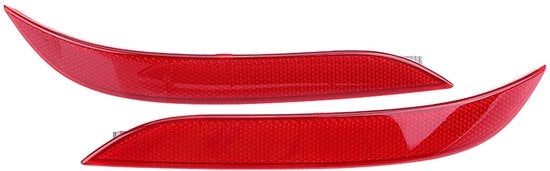Riflettore di protezione per la parte posteriore - Ideale per la sicurezza - Colore rosso - Riflettore sinistro e destro - Adatto per la serie 5 E60 200...
