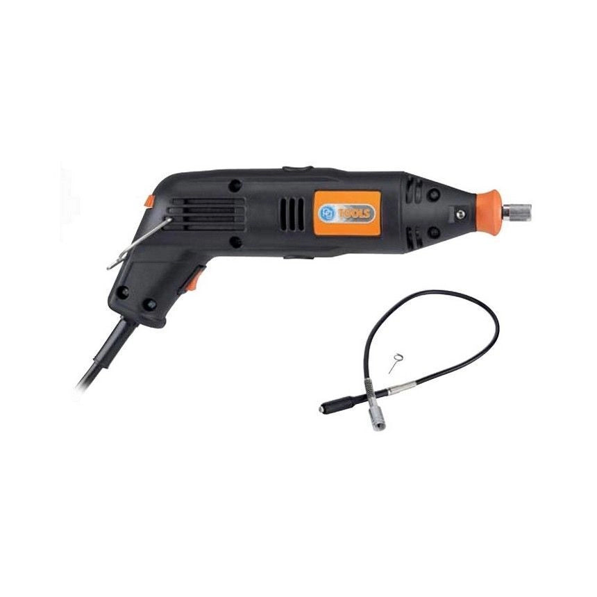 Poggi PG138W Kit Mini Trapano Multifunzione 135 W 350 Accessori Albero Flessibile 110 cm 8000-33000 rpm