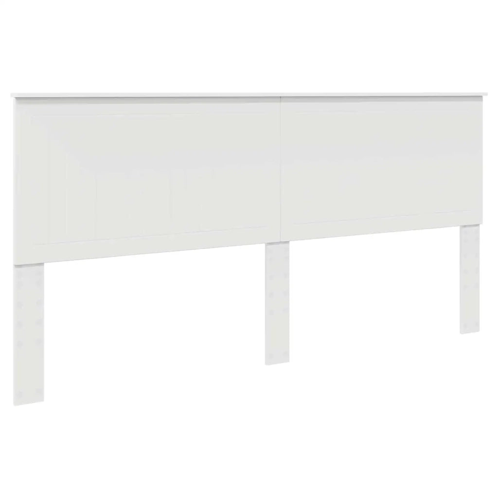 Testiera | Testata con Testiera | Testata Bianco 200 cm Legno multistrato