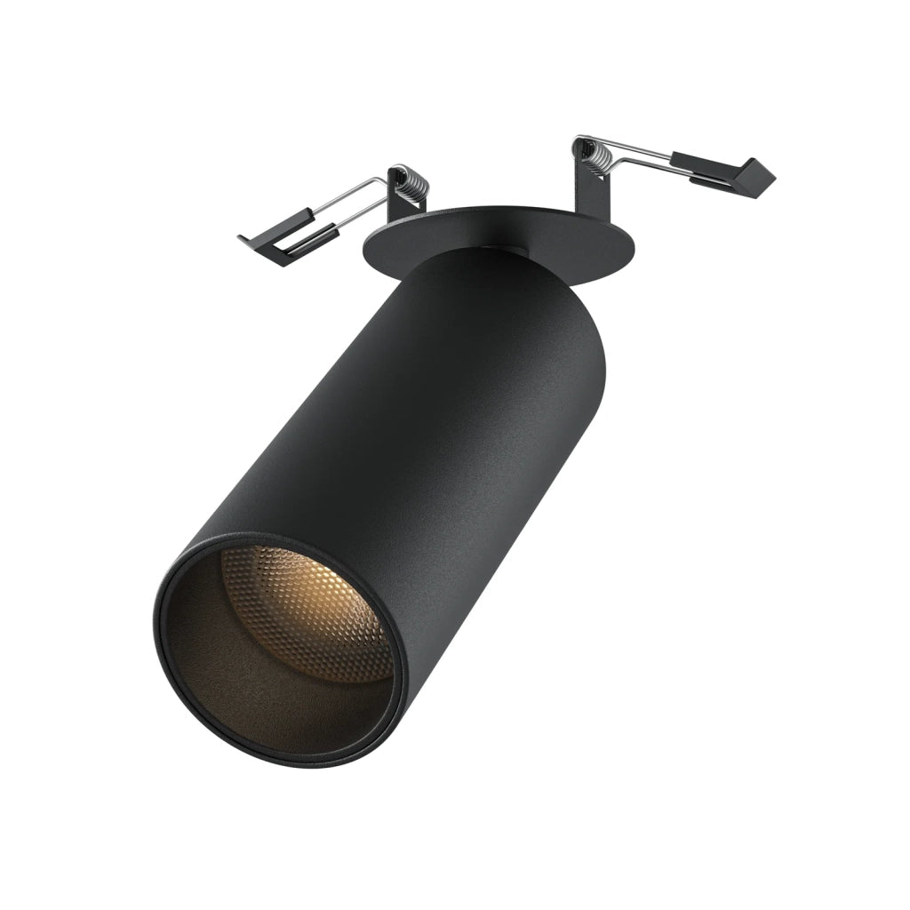 Maytoni Lampada da Incasso FOCUS LED 1 luce LED integrato nero alluminio
