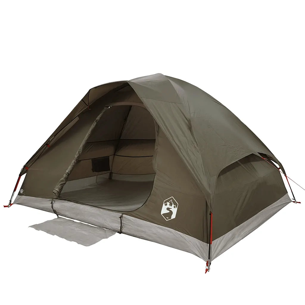 Tenda da Campeggio a Cupola per 2 Persone Marrone Impermeabile 4009640