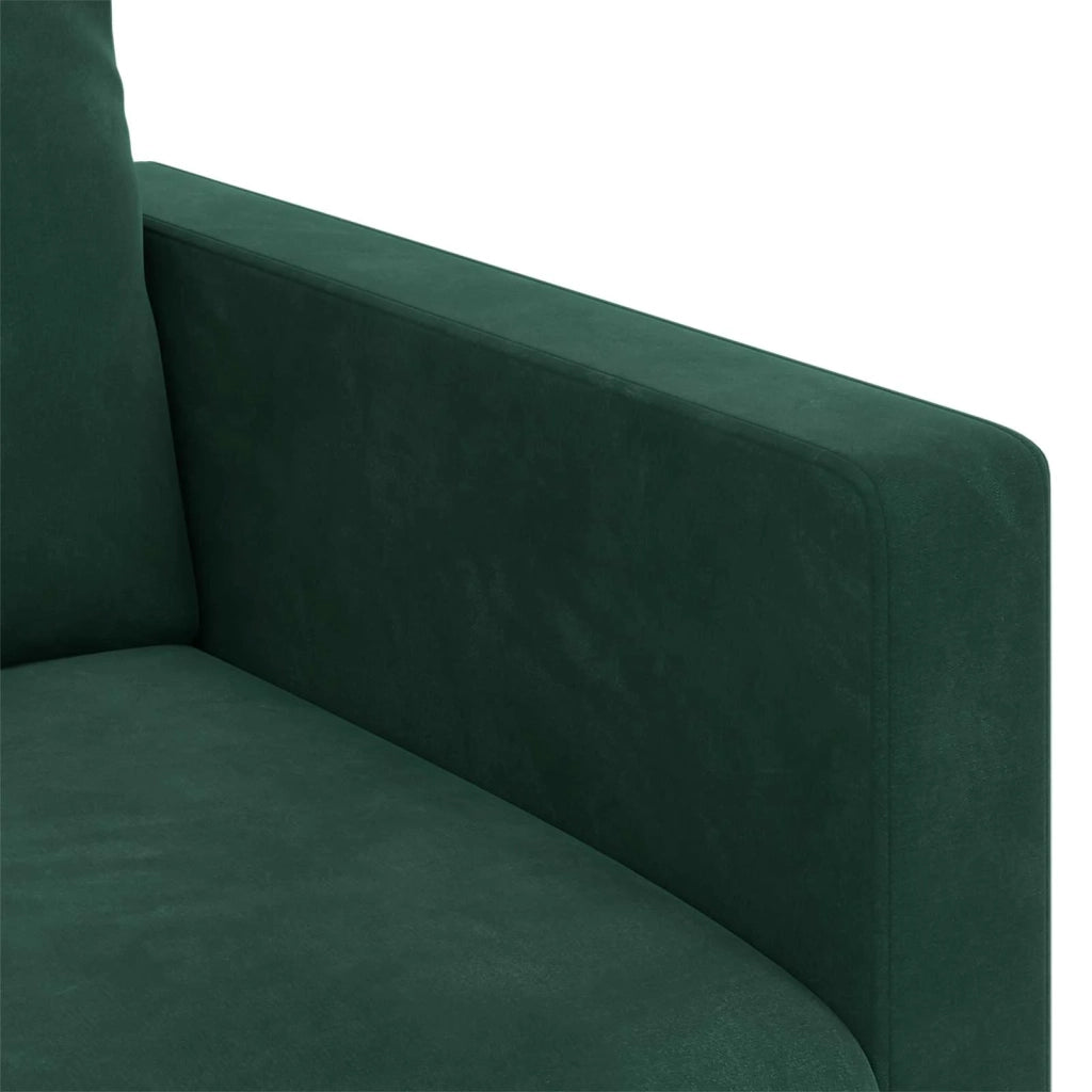 Divano Verde Scuro 158 x 78 x 80 cm Velluto 42024424