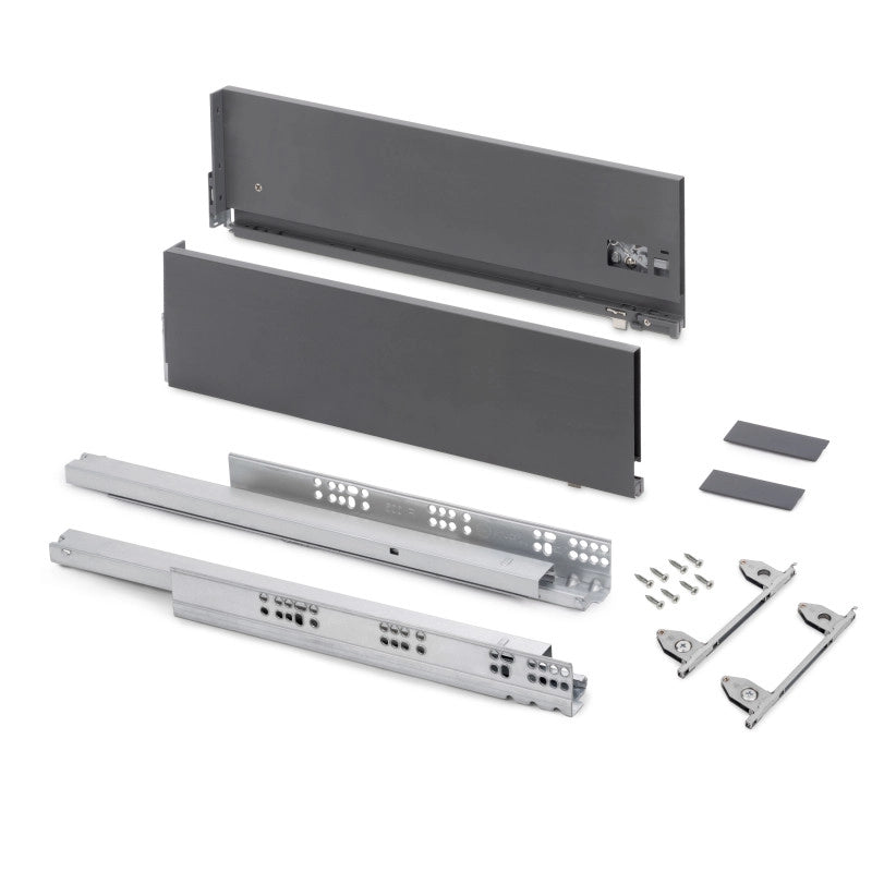 Cassetto esterno Simplex 25 kg, altezza 88 mm, profondità 440 mm, Acciaio, Verniciato bianco
