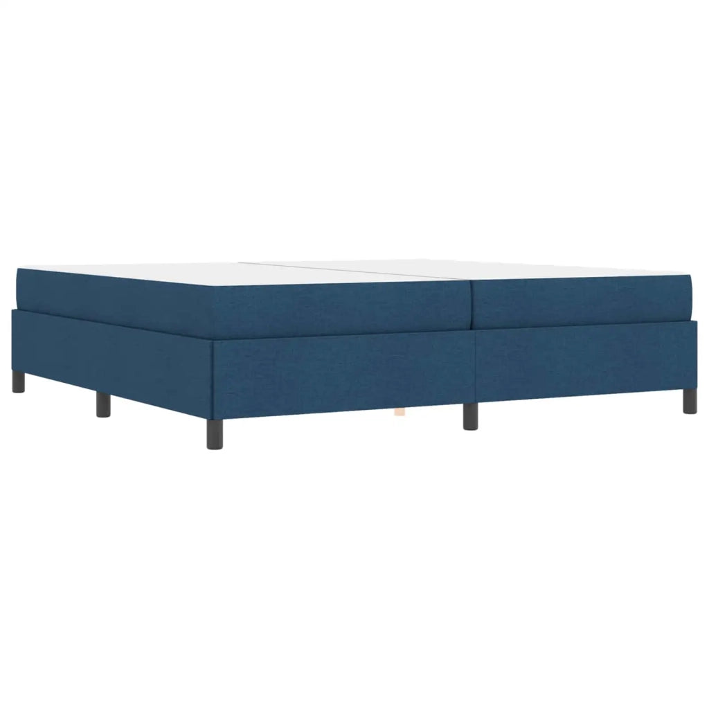 Letto a molle con materasso Blu 200 x 200 cm Tessuto 3398891