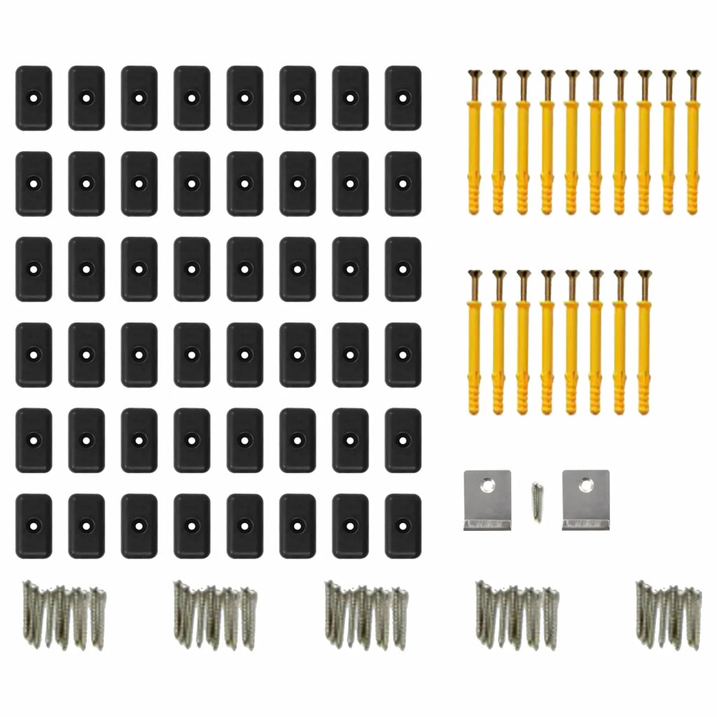 Pavimento da Deck 90 pcs Grigio WPC 3444695