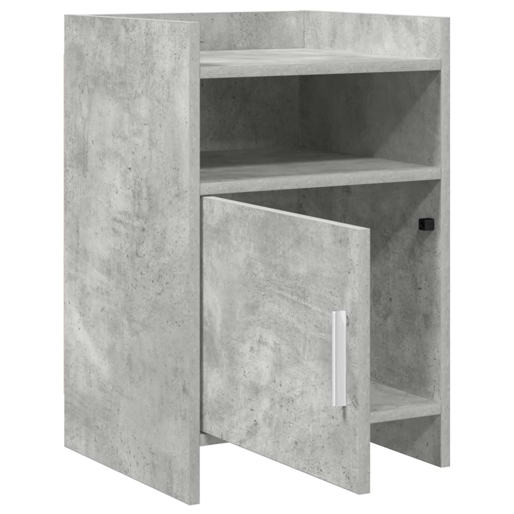 Comodini 2 pcs Grigio Cemento 40 x 36 x 60 cm 8011042