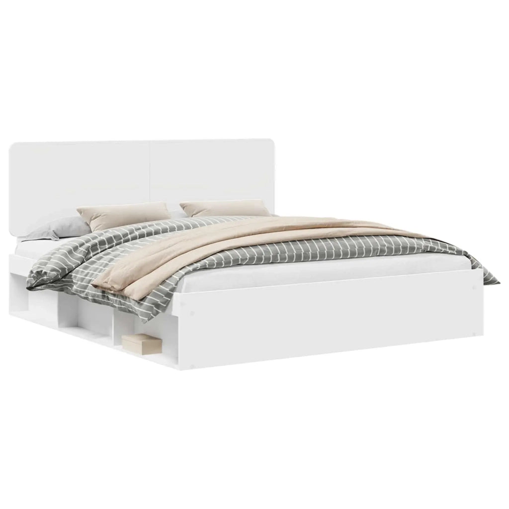 Struttura del letto Bianco 180 x 200 cm Pino massello 3412452