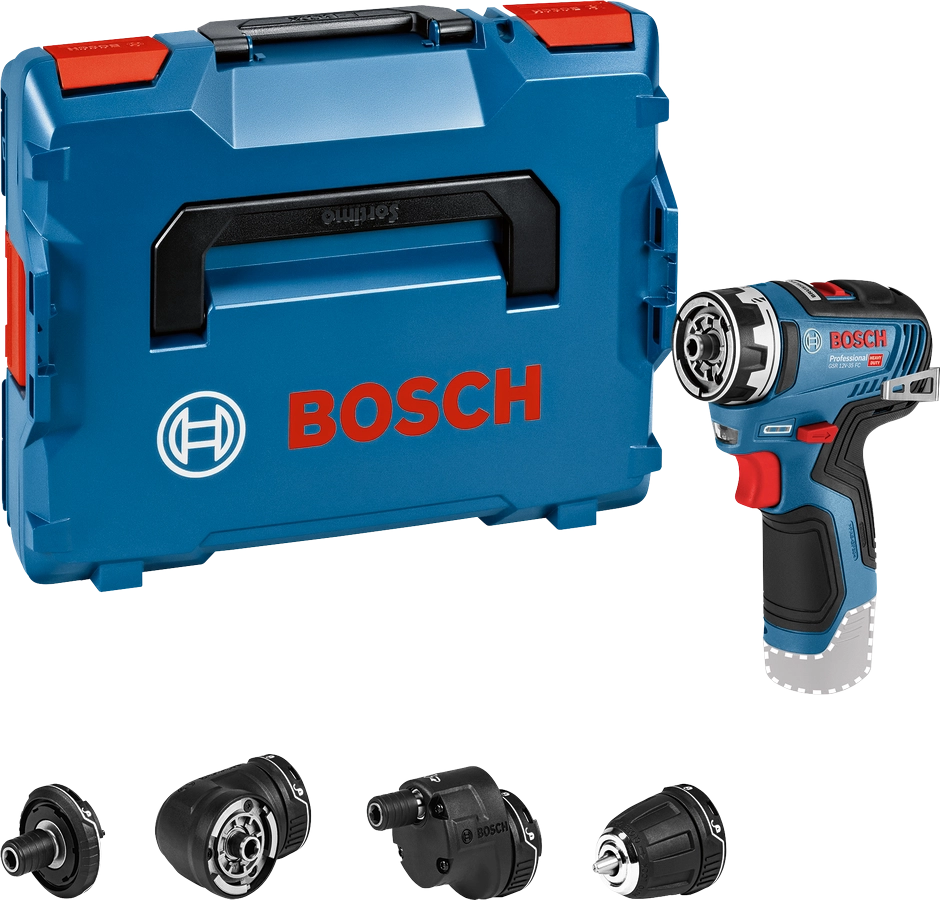 Bosch GSR 12V‑35 FC Trapano A Batteria – Drill/Driver 12V con FlexiClick System, 35 Nm, compatibile 12V Bosch Professional