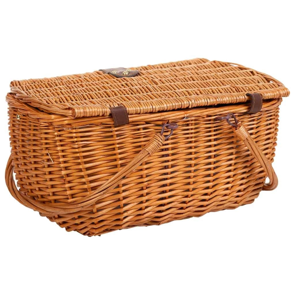 Cesto picnic rosso 40x28x22