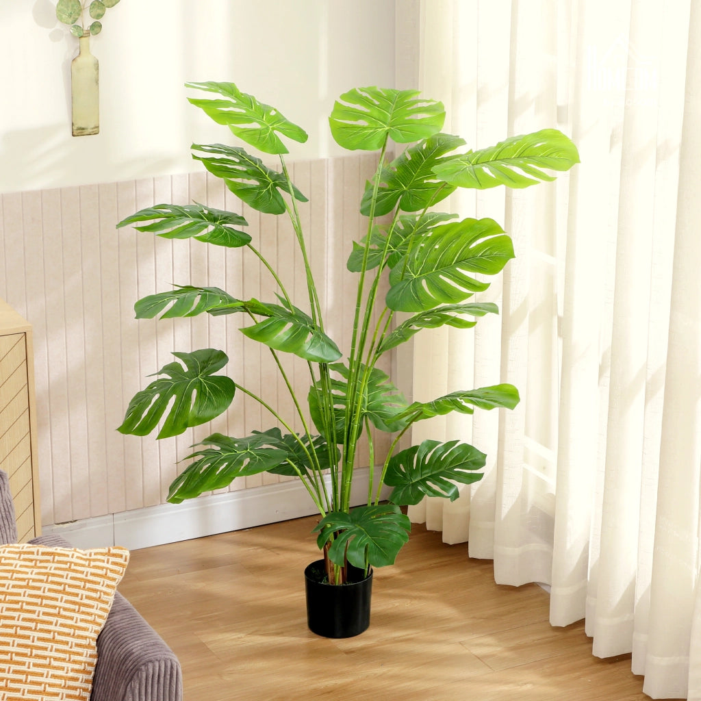 Pianta artificiale Monstera Deliciosa ¨C Xylo ¨C con vaso, altezza 150 cm, verde