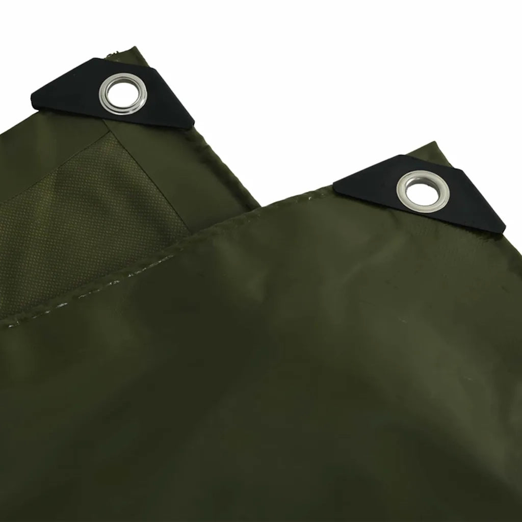 Telo 650g / m2 Verde oliva 3 x 6 m Tela con rivestimento in PVC