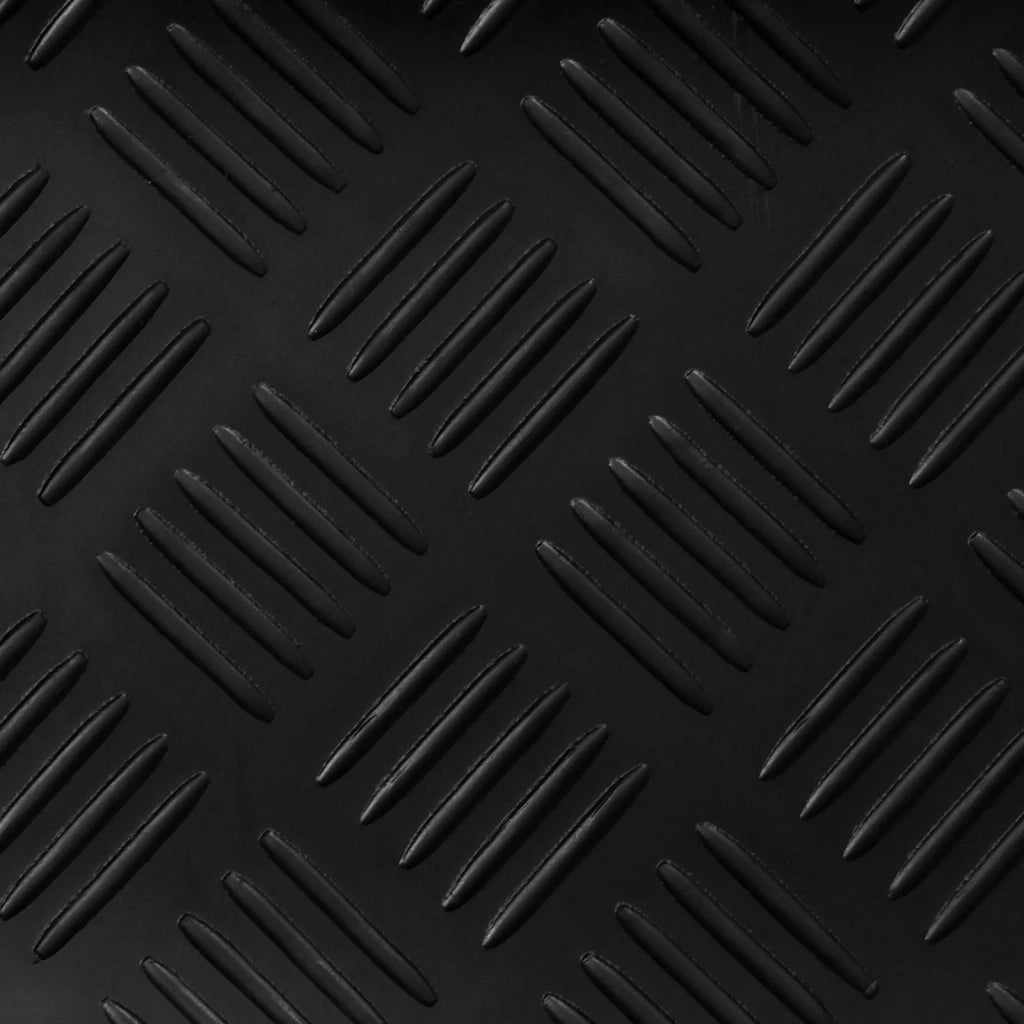 Tappeto per pavimento Nero 1 x 2 m Gomma