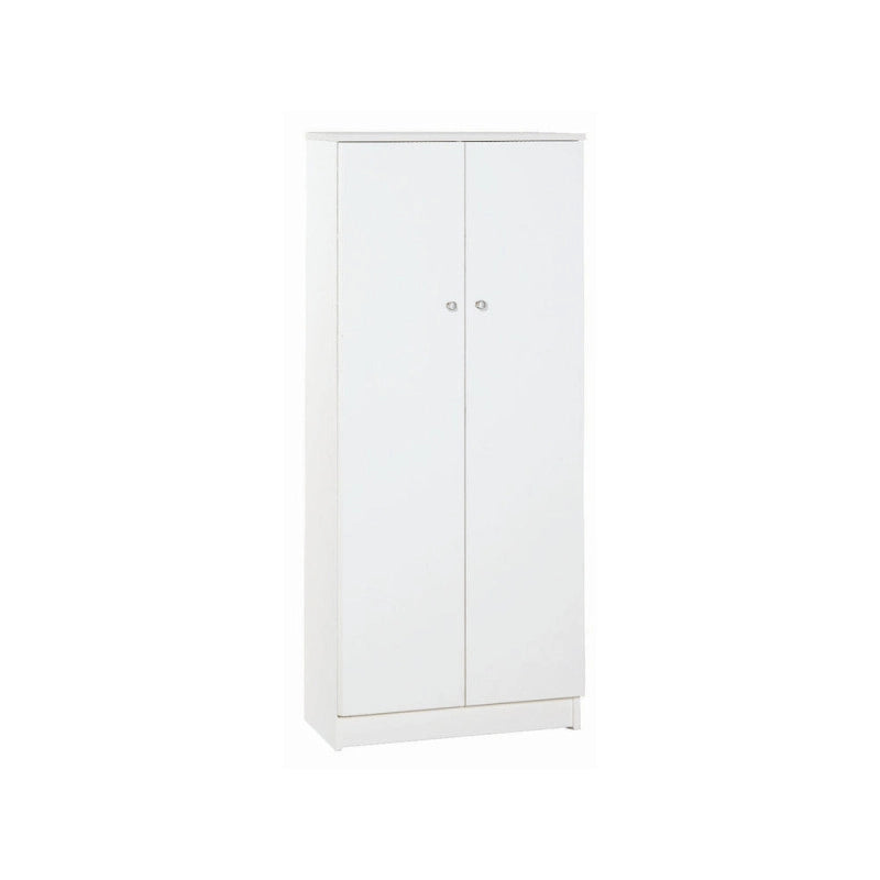 Mobile 2 Ante Kit Bianco Lisco cm 62x34x147h - Sarmog