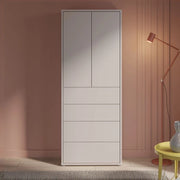 Mobile multiuso Medea 4 cassetti e 2 ante colore cashmere