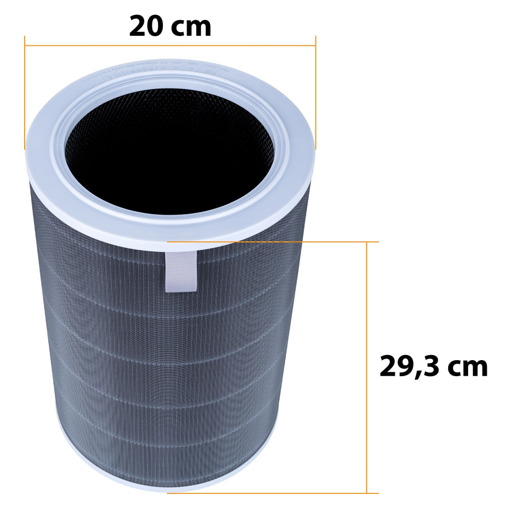 Set Filtro HEPA 360° con Chip RFID e 6 Prefiltri Cotone G4 – Compatibile con Xiaomi Air Purifier 2/2S/2C/2H/3H/3C/Pro