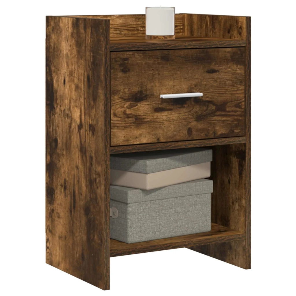 Comodini Rovere Fumo 40 x 30 x 60 cm Legno ingegnerizzato 8010987