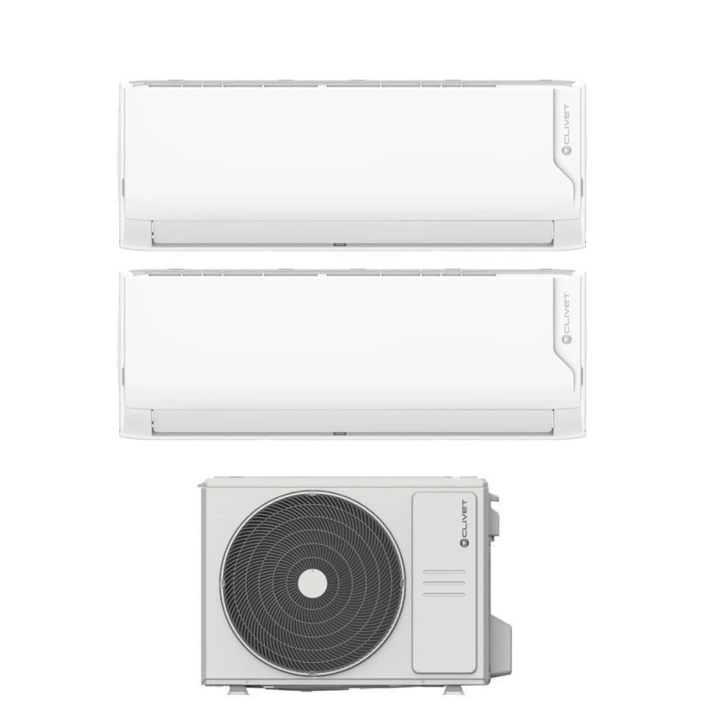 Condizionatore Dual Split Clivet Cristallo2 9+18 con MU2-Y 53M R-32 Wi-Fi Integrato