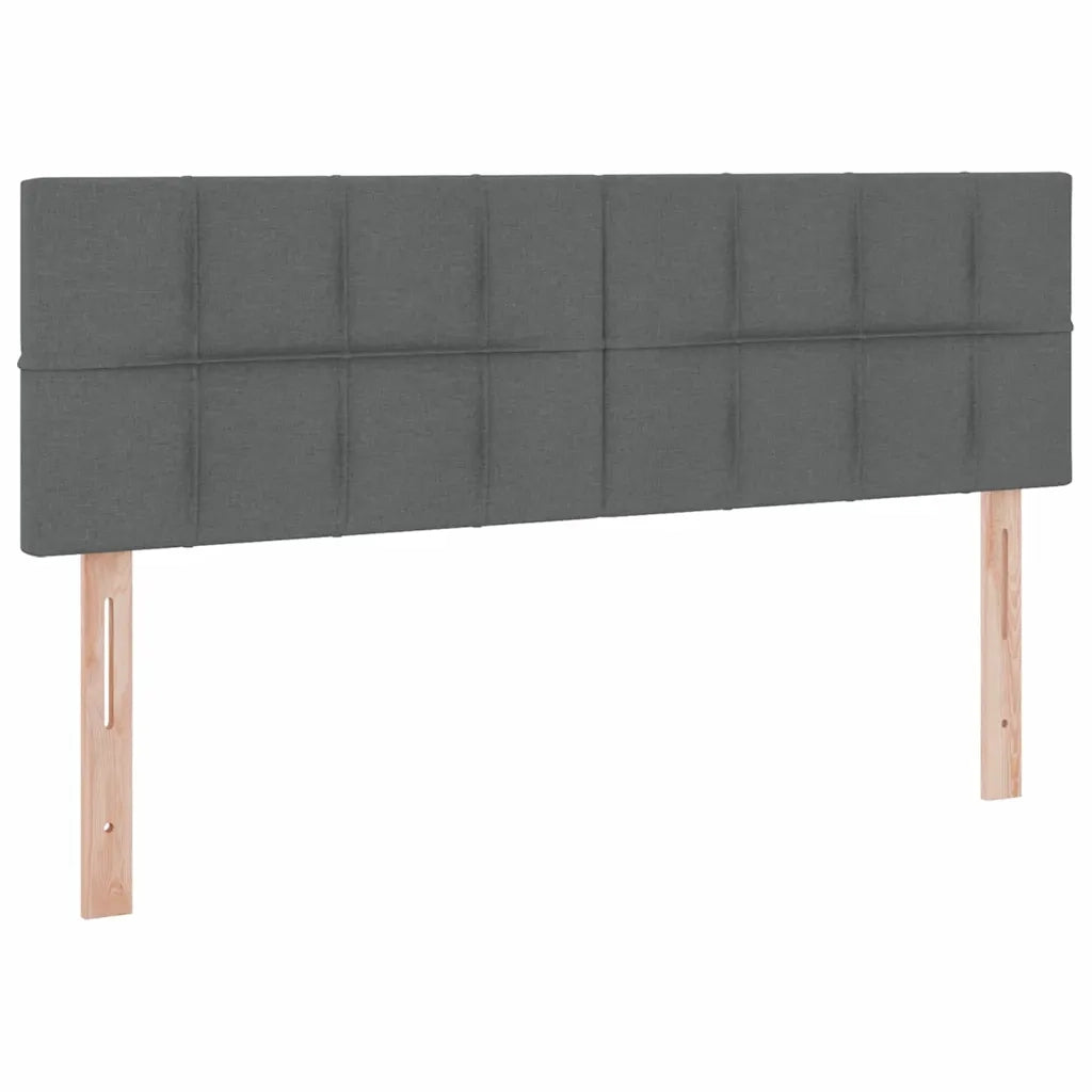 Letto con contenitore e materasso Grigio scuro 140 x 190 cm 3370507