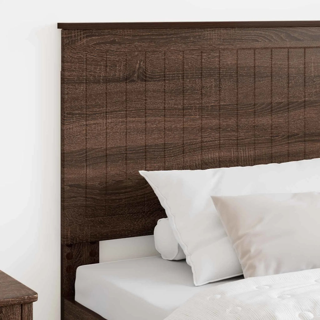 Testiera | Testata con Testiera | Testata Rovere Marrone 100 cm Legno multistrato