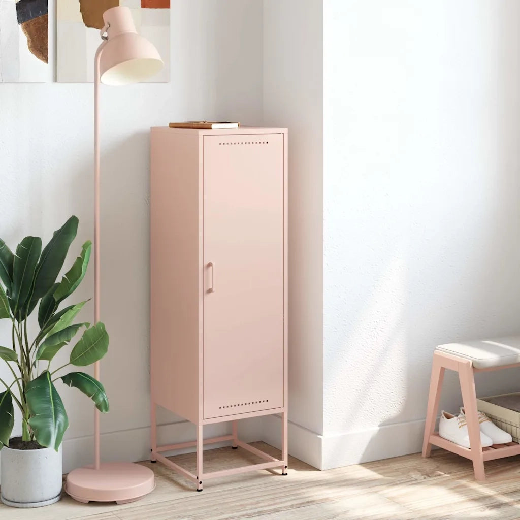 Credenza Rosa 36x39x123 cm in Acciaio 846525