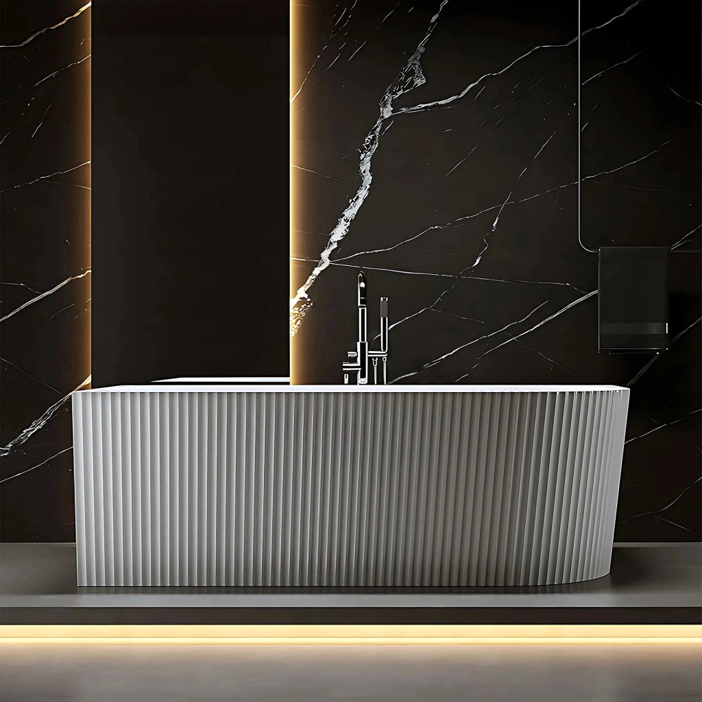Vasca Bagno Wenus Sinistra 170cm Copritappo nero