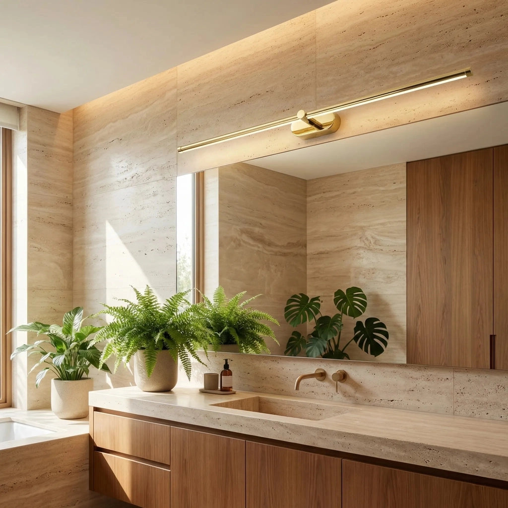 Applique Da Bagno Led APP1891-1W 80 Cm Gold