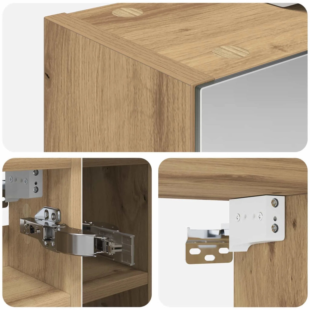 Mobiletto per specchio da bagno Rovere Artigianale 889086