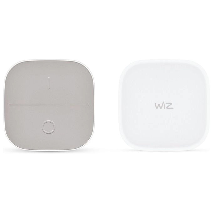 WiZ 8719514554795A Smart Button Interruttore Intelligente con Controllo Bluetooth e WiFi 15 m colore Bianco