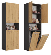 Colonna bagno NEL 2k/DK antracite artisan
