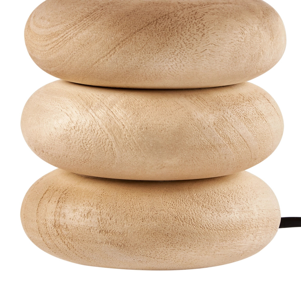 Lampada da tavolo a stelo con paralume in tessuto e base in in metallo marrone chiaro Design moderno Soggiorno