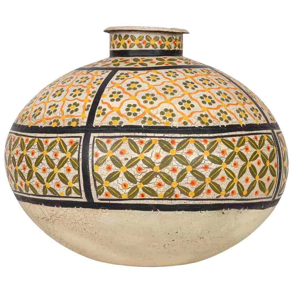 Vaso in ferro multicolore 35x35x32 cm