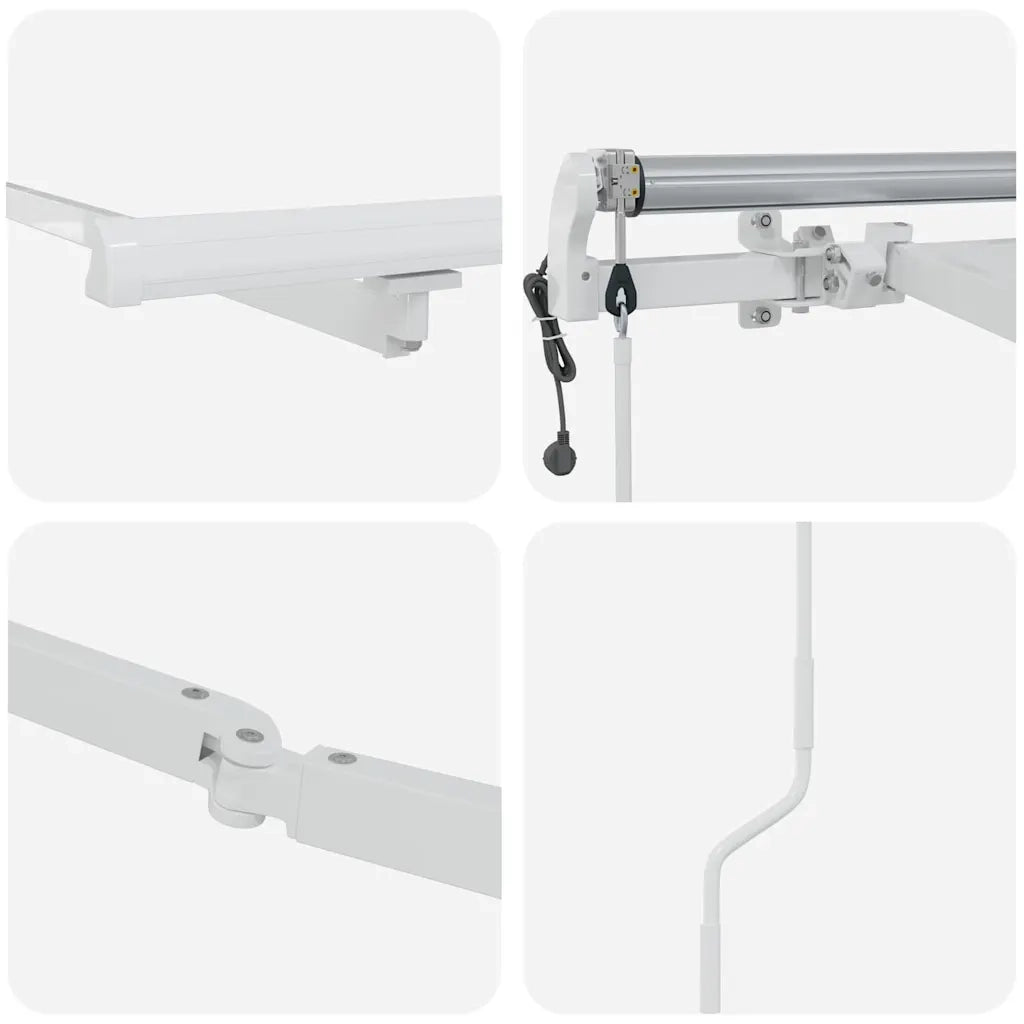 Struttura della tenda Bianco 450 × 300 cm Alluminio 313212