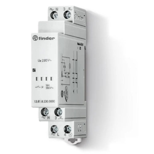 RELÈ AD IMPULSI DIN 17.5MM 1NO 16A FINDER