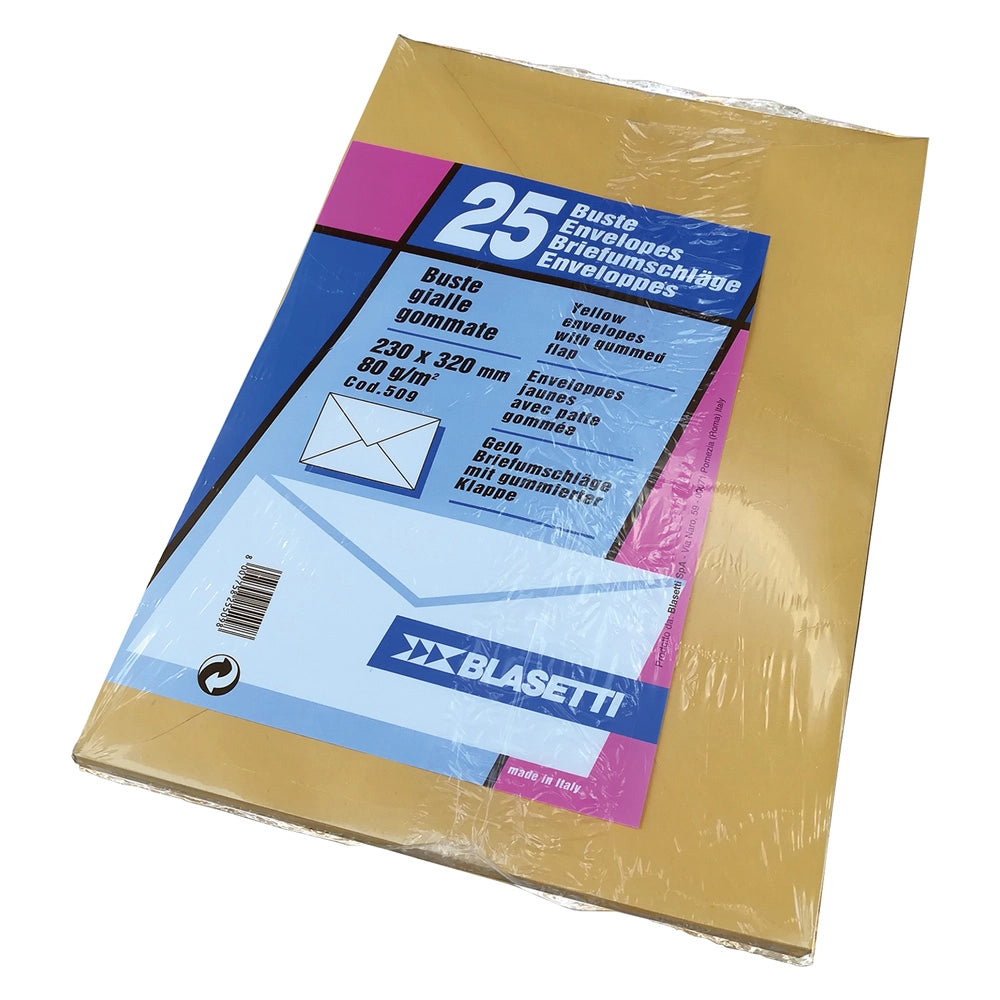 BUSTA DA LETTERA 12 x 18 bianca - s/finestra 40 pz  - BLASETTI