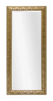Mobili2g - specchiera in foglia oro rettangolare misure: l.180x h. 90 x p. 5