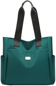 Borsa da Spalla per Donna Grande Capacità - Impermeabile Nylon - Borsa da Compra Donna Leggera - Borsa con Molte Tasche - Borsa Resilente - Borsa Donna