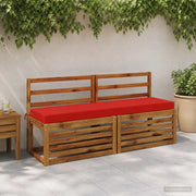 Cuscino per panchina SOEST 100% Poliestere Rosso 949942