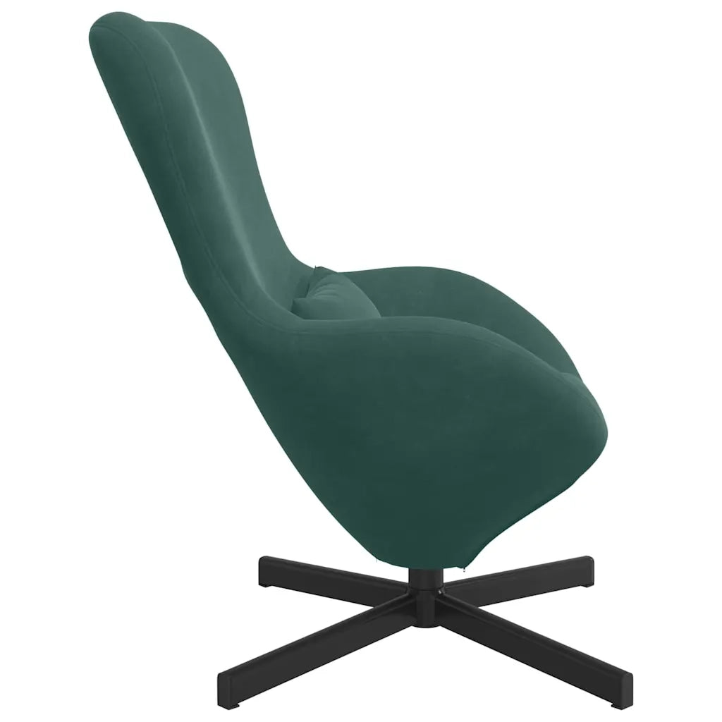 Poltrona uovo Verde Scuro 63 x 73 x 90 cm Velluto 42002758