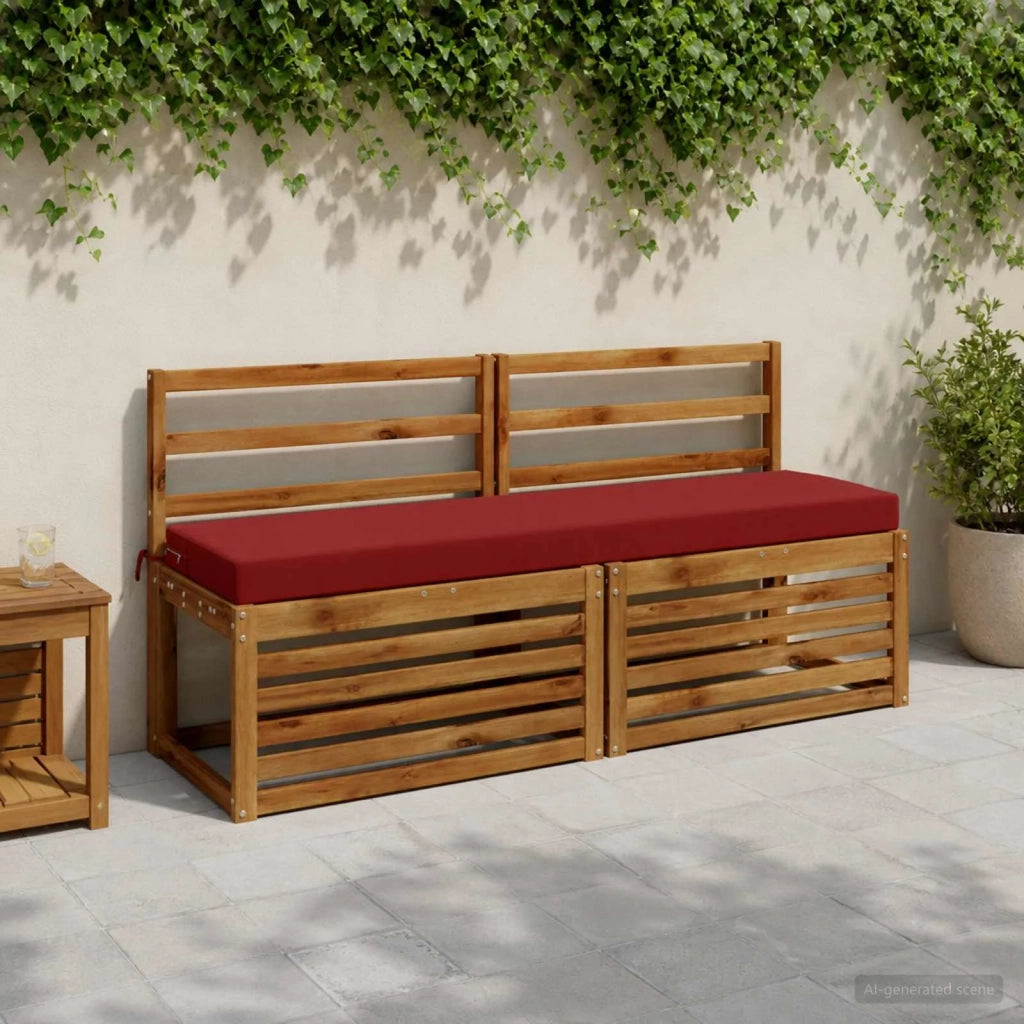 Cuscino per panchina SOEST 100% Poliestere Rosso Vino 949832