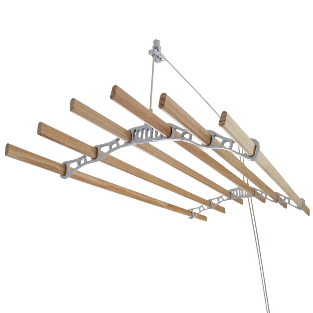Stendibiancheria da Soffitto Stendi Panni Soffitto Lavanderia Bucato 2.4m