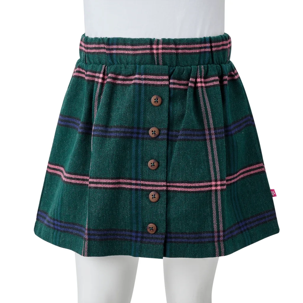 Gonna da Bambina Verde Scuro 116 14441